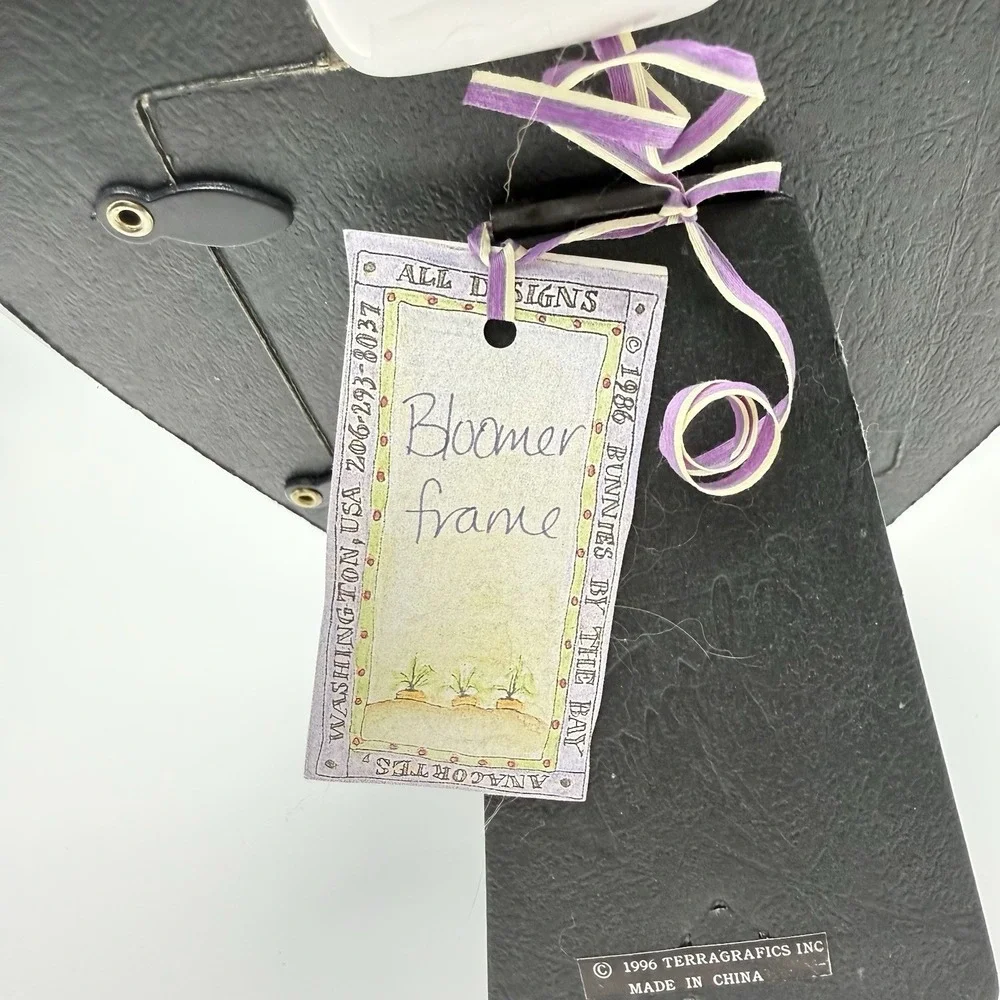 1996 Terracrafts Vase Desk BLOOMER Picture Frame for Flowers 2.5